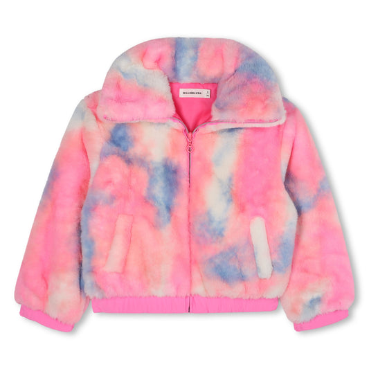 Billieblush Multicolour Faux Fur Coat