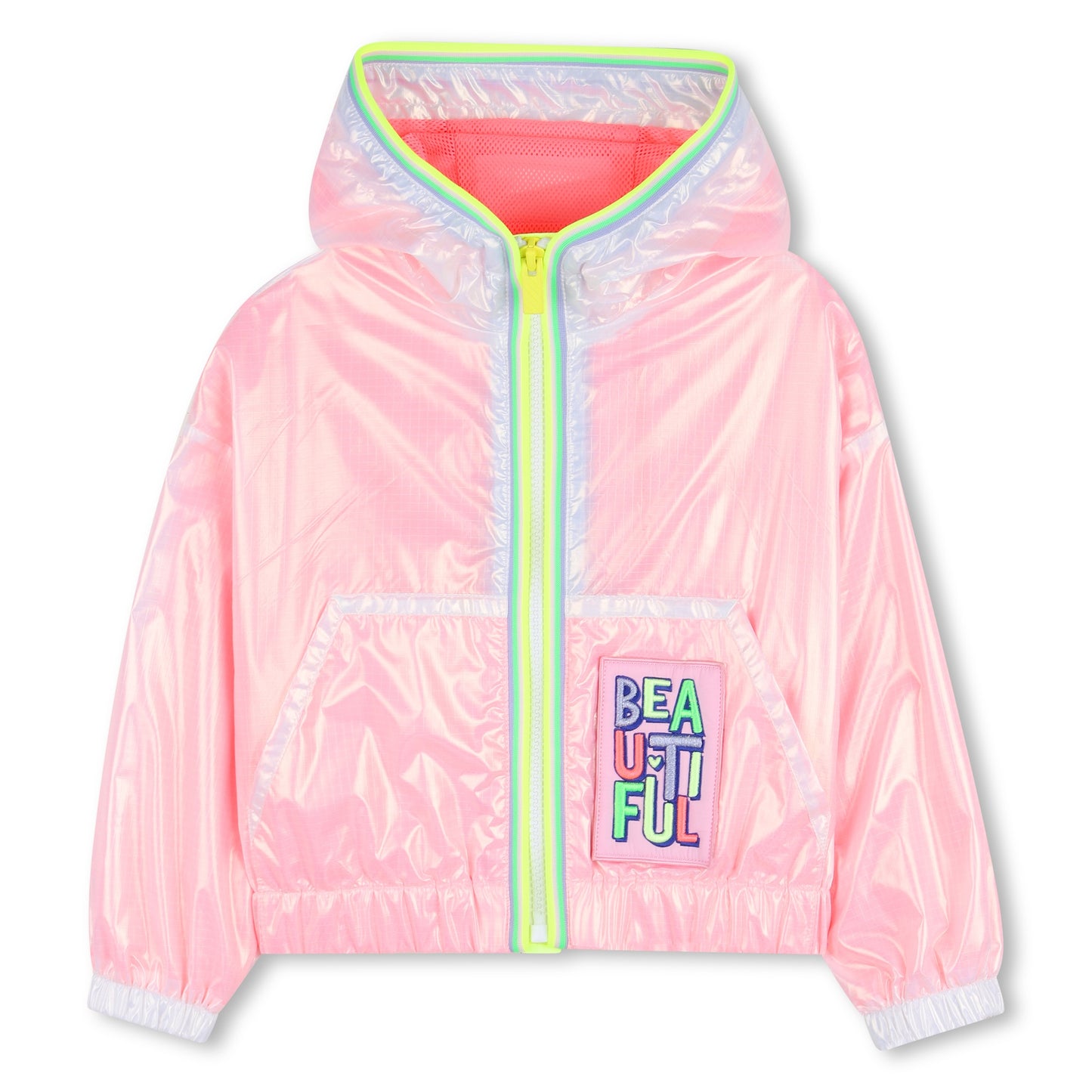 Billieblush Pink Shiny Windbreaker