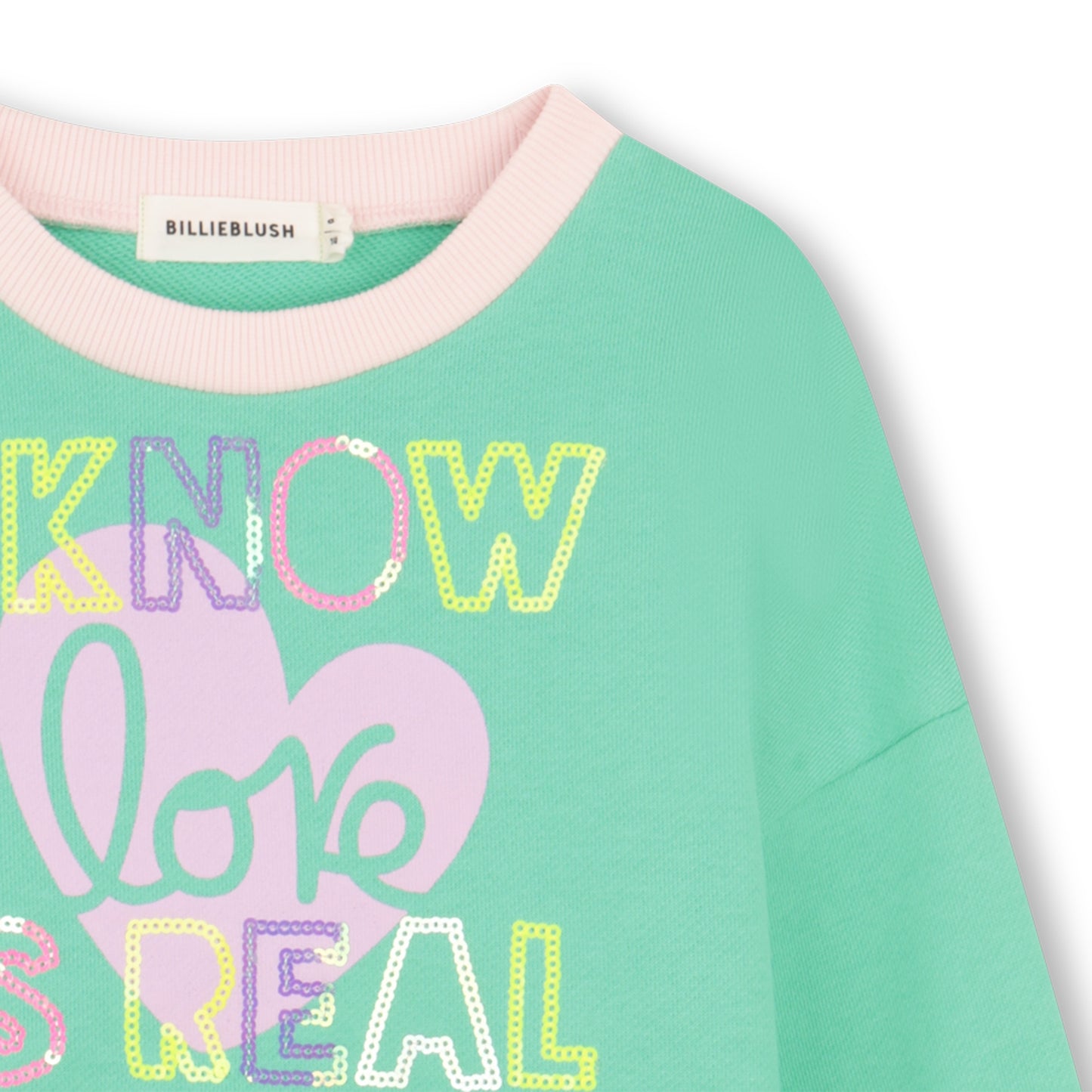Billieblush Disco Green Sweater Set