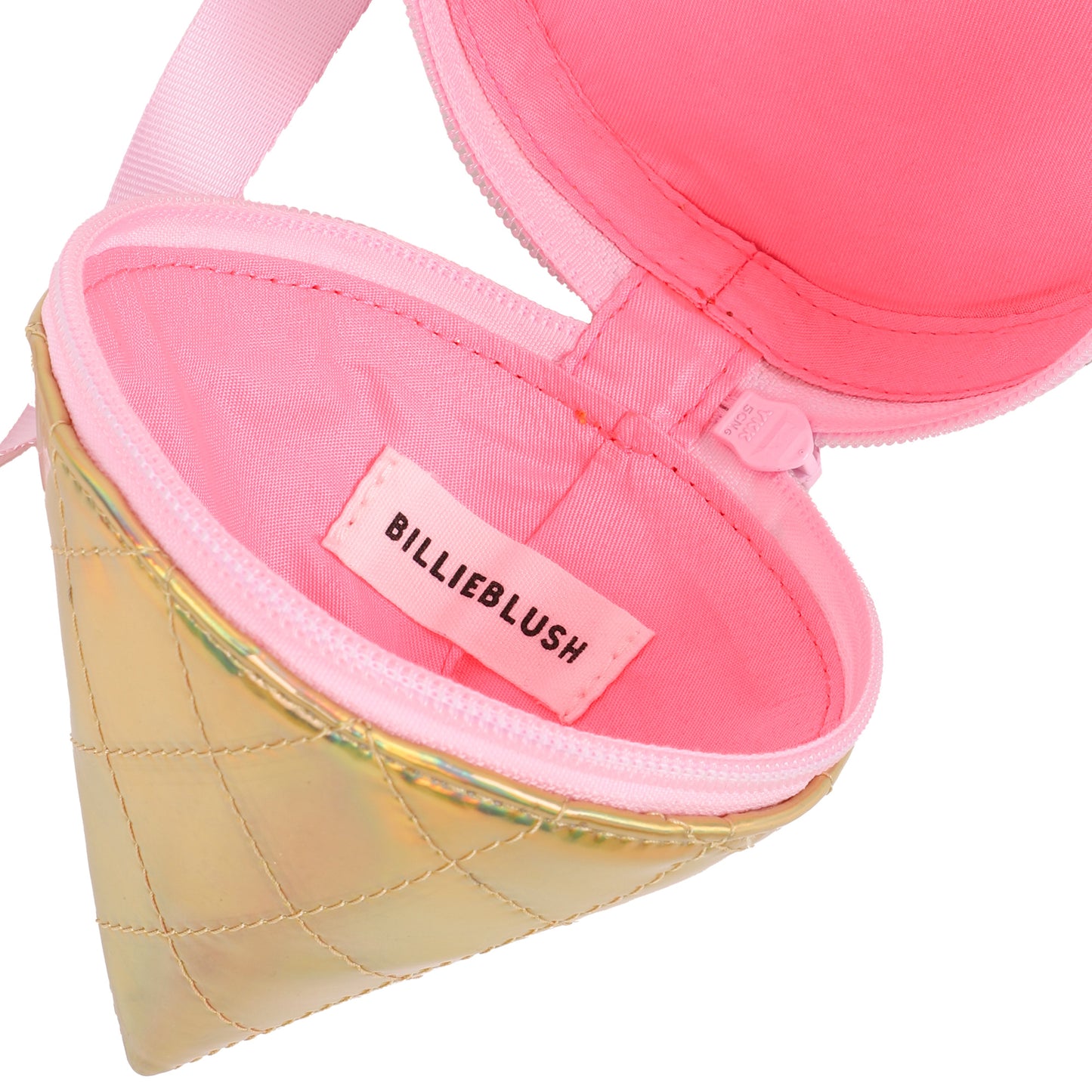Billieblush Gold Ice Cream Cone Bag