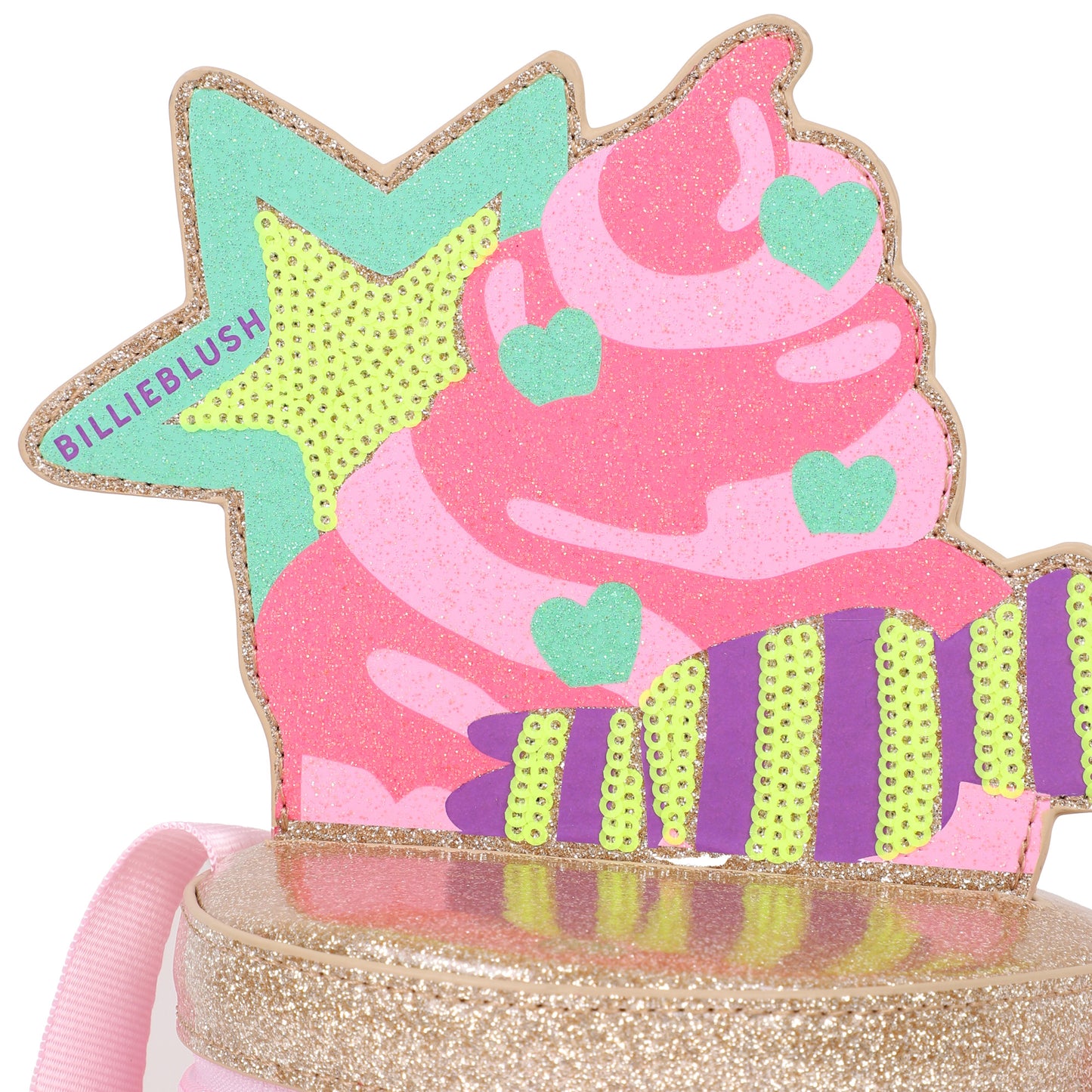 Billieblush Gold Ice Cream Cone Bag