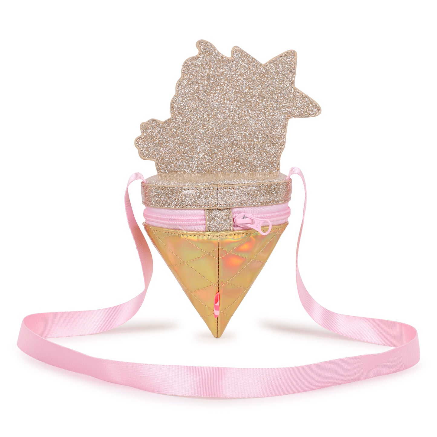 Billieblush Gold Ice Cream Cone Bag