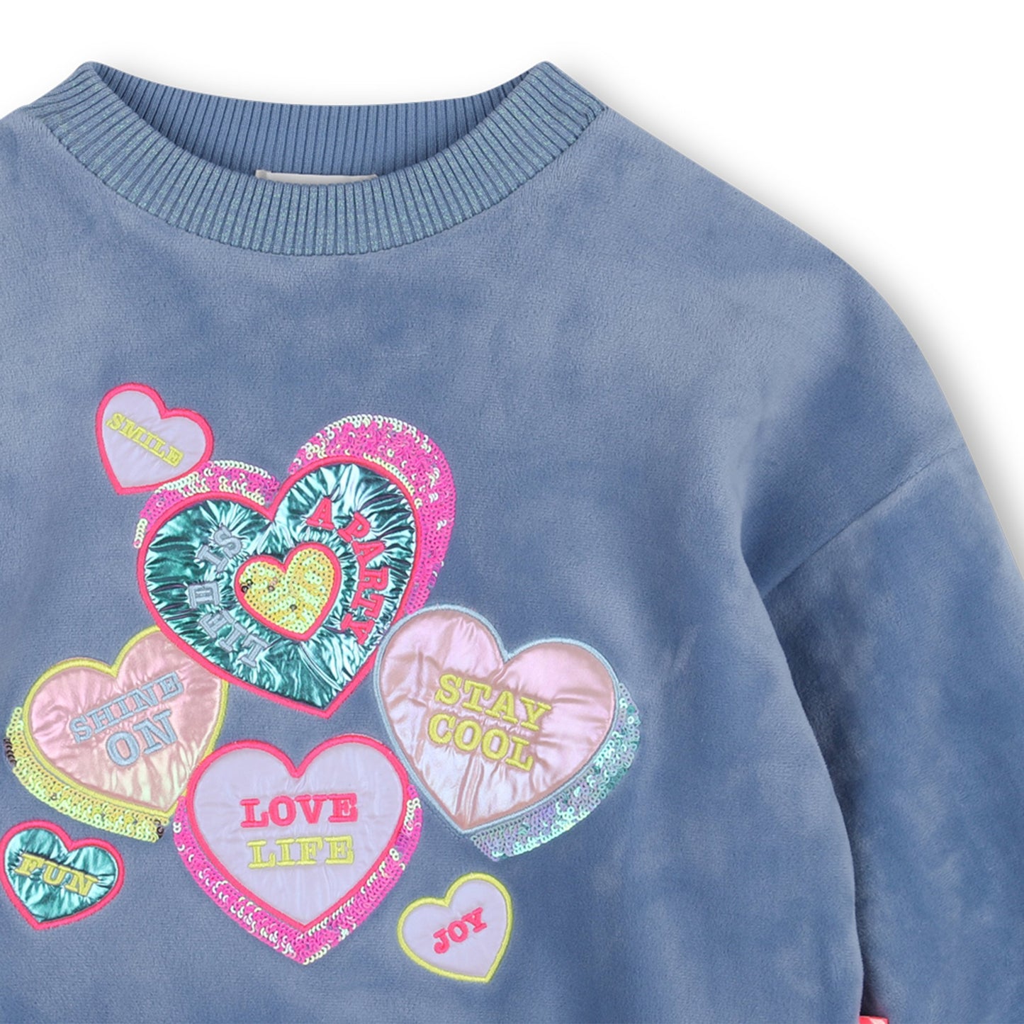 Billieblush Love Heart Velour Tracksuit