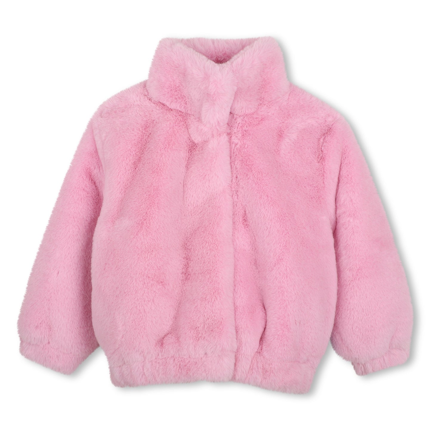 Billieblush Pink Rainbow Fluffy Jacket