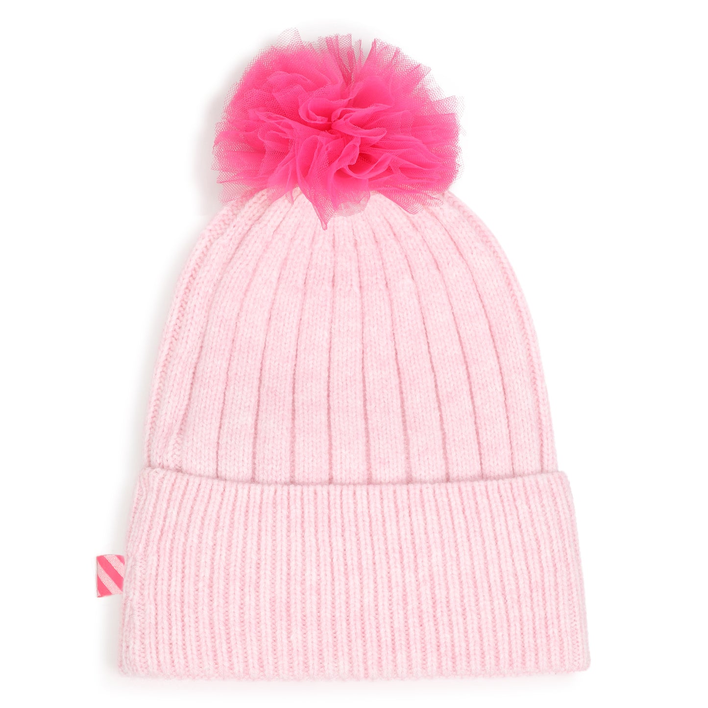 Billieblush Pink Heart Bobble Hat