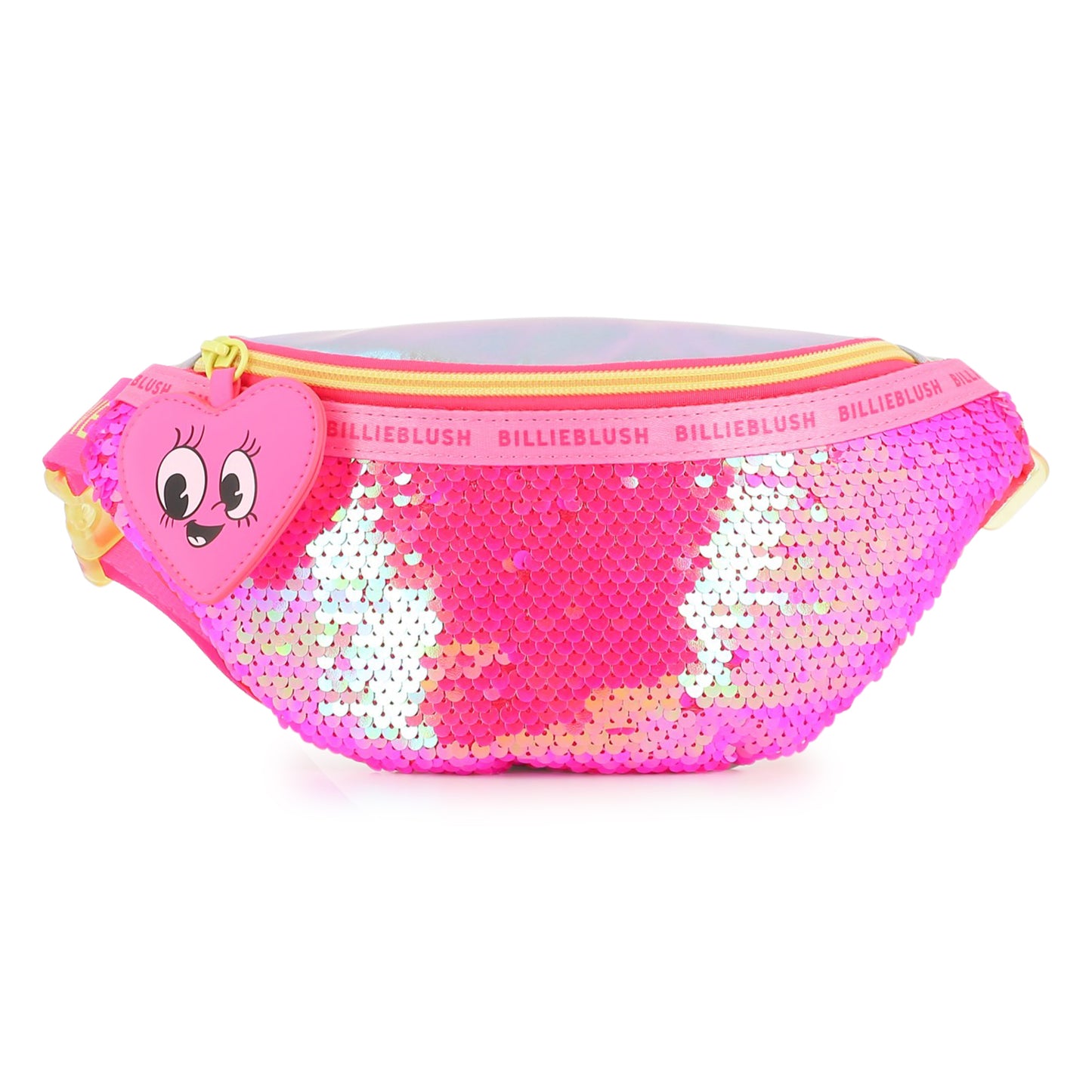 Billieblush Pink Heart Sequin Bum Bag