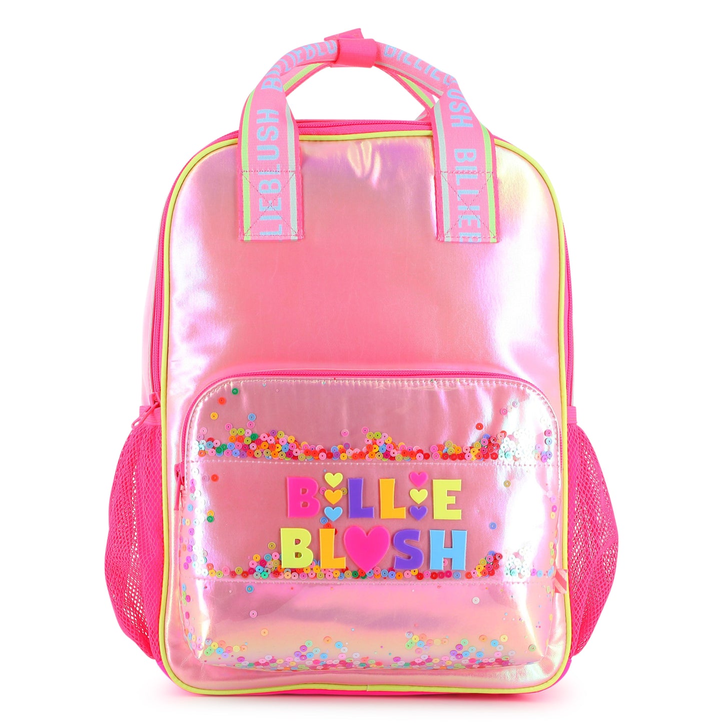 Billieblush Pink Logo Metallic Backpack