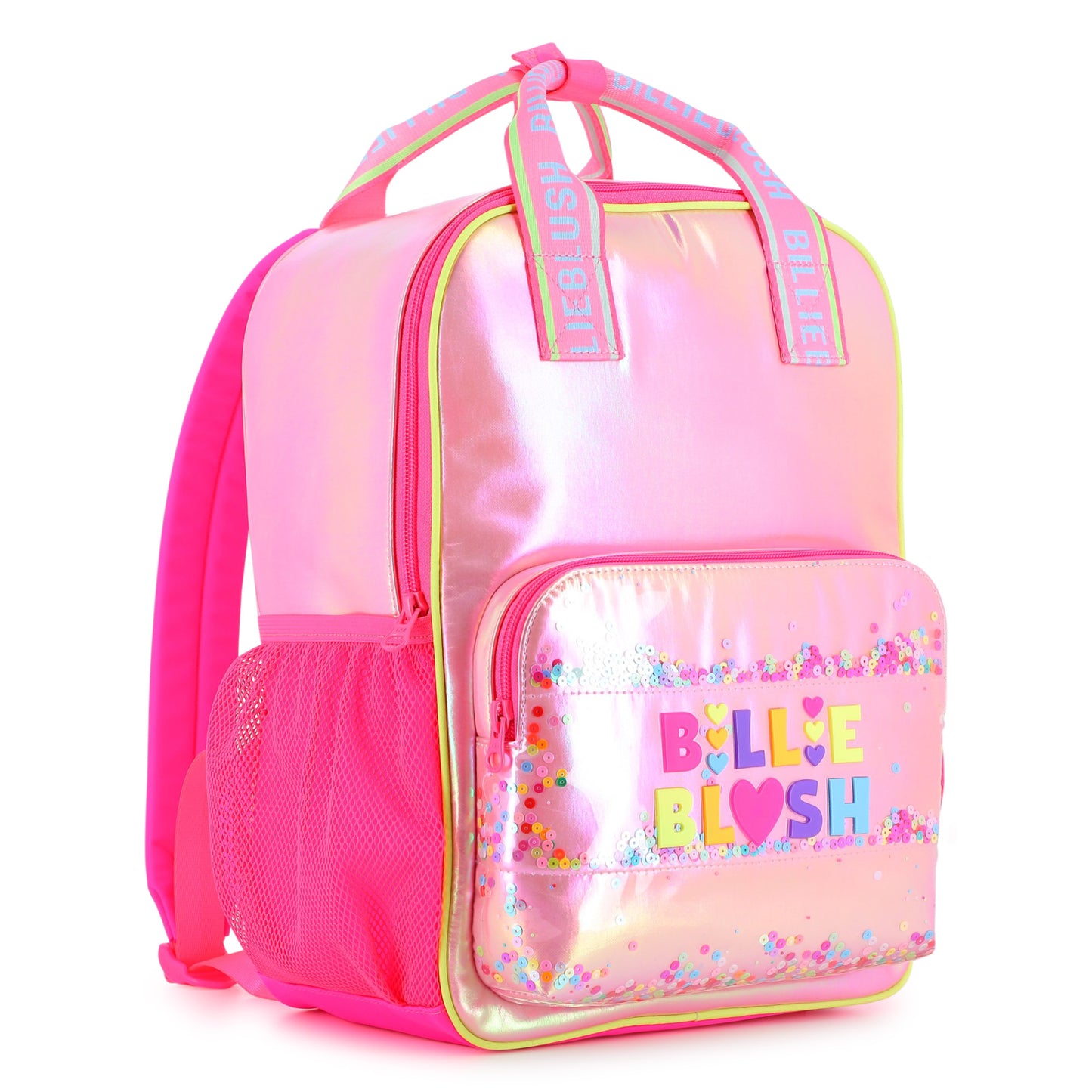 Billieblush Pink Logo Metallic Backpack