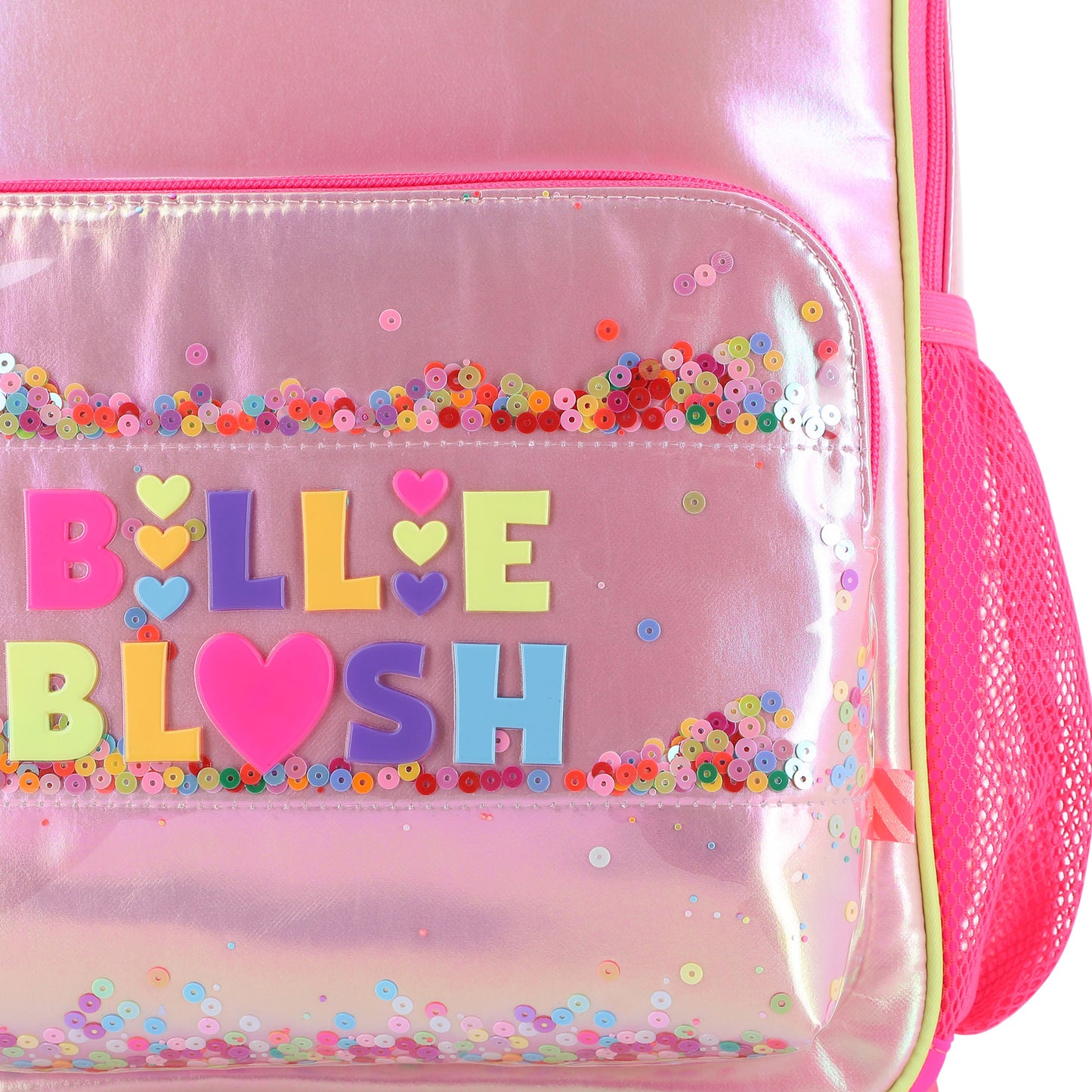 Billieblush Pink Logo Metallic Backpack