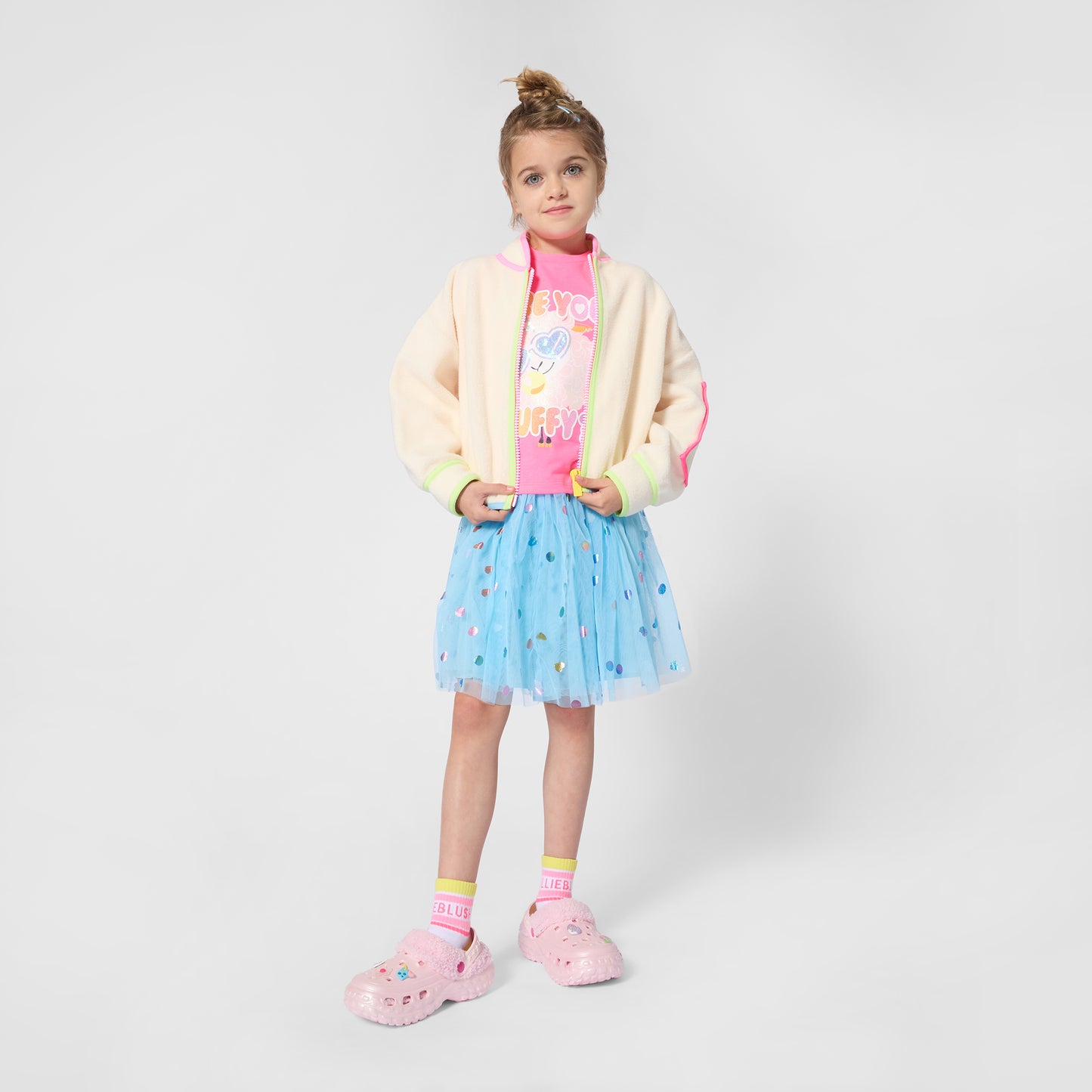 Billieblush Pink & Blue Tulle Skirt Set