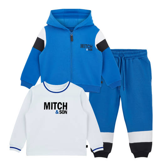 Mitch & Son Wake/Wilder Royal Blue 3pc Tracksuit