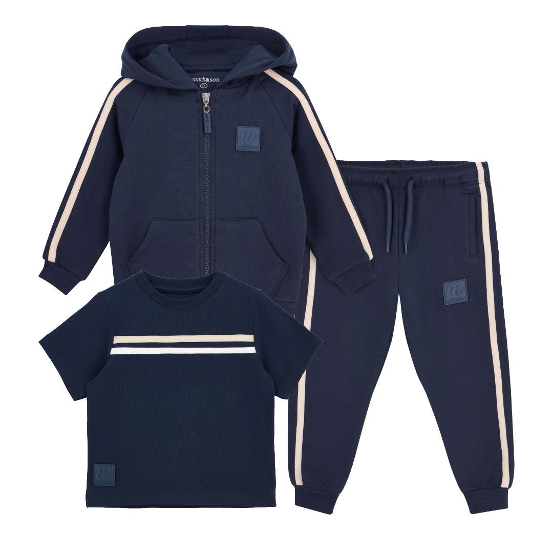 Mitch & Son Santino/Sammy Navy 3pc Tracksuit