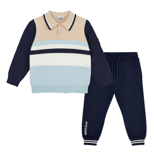 Mitch & Son Sebastian/Sullivan Knitted Polo Set