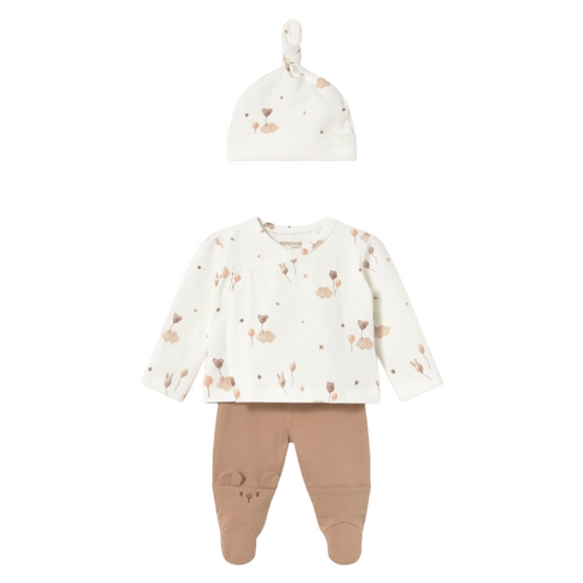 Mayoral Newborn Neutral Teddy 3pc Gift Set 2517