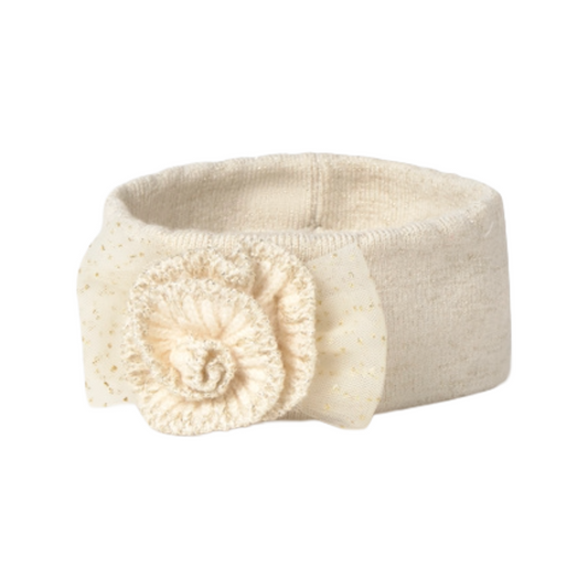 Mayoral Newborn Cream Flower Headband 9133