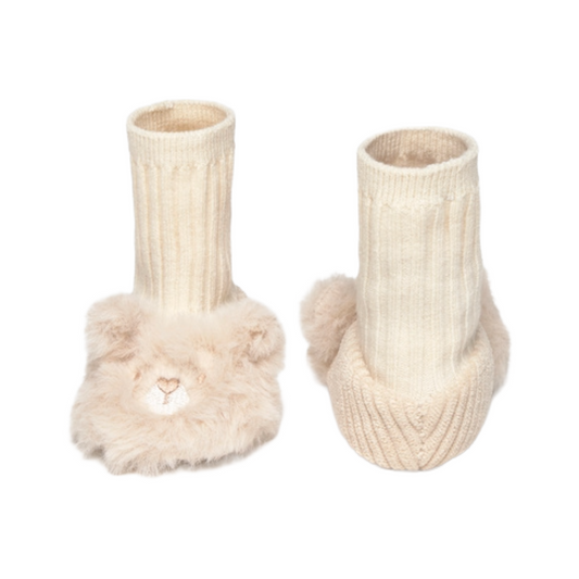 Mayoral Newborn Teddy Fluffy Booties 9154