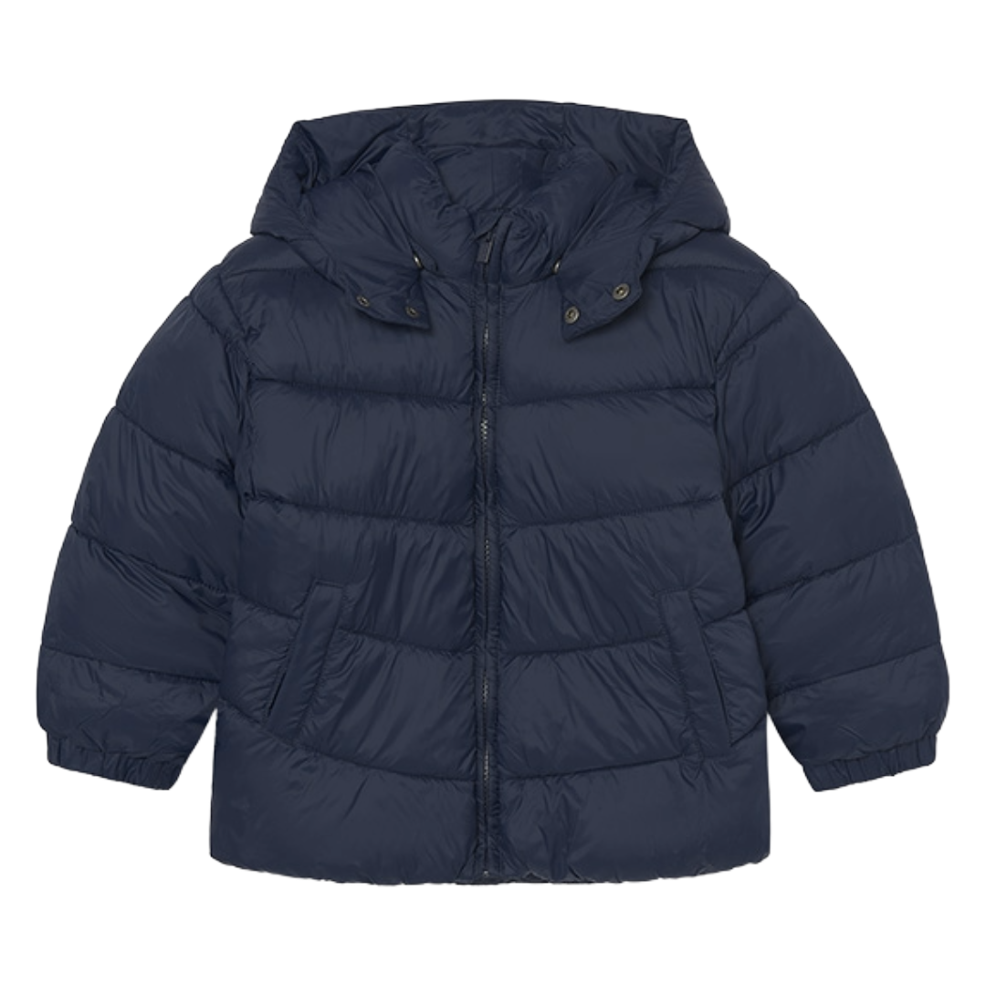 Mayoral Navy Basic Padded Coat