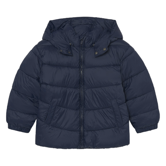 Mayoral Navy Basic Padded Coat
