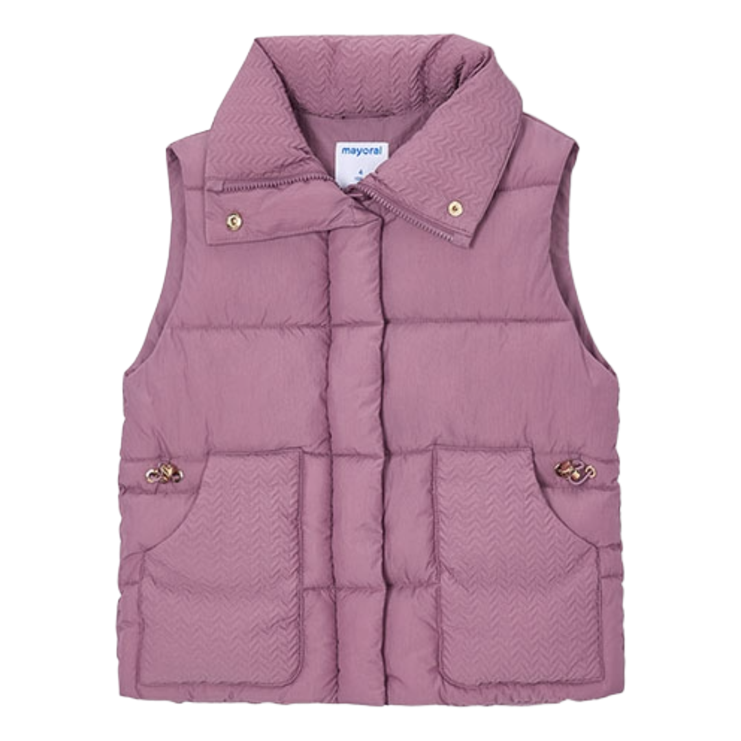 Mayoral Mauve Padded Gilet