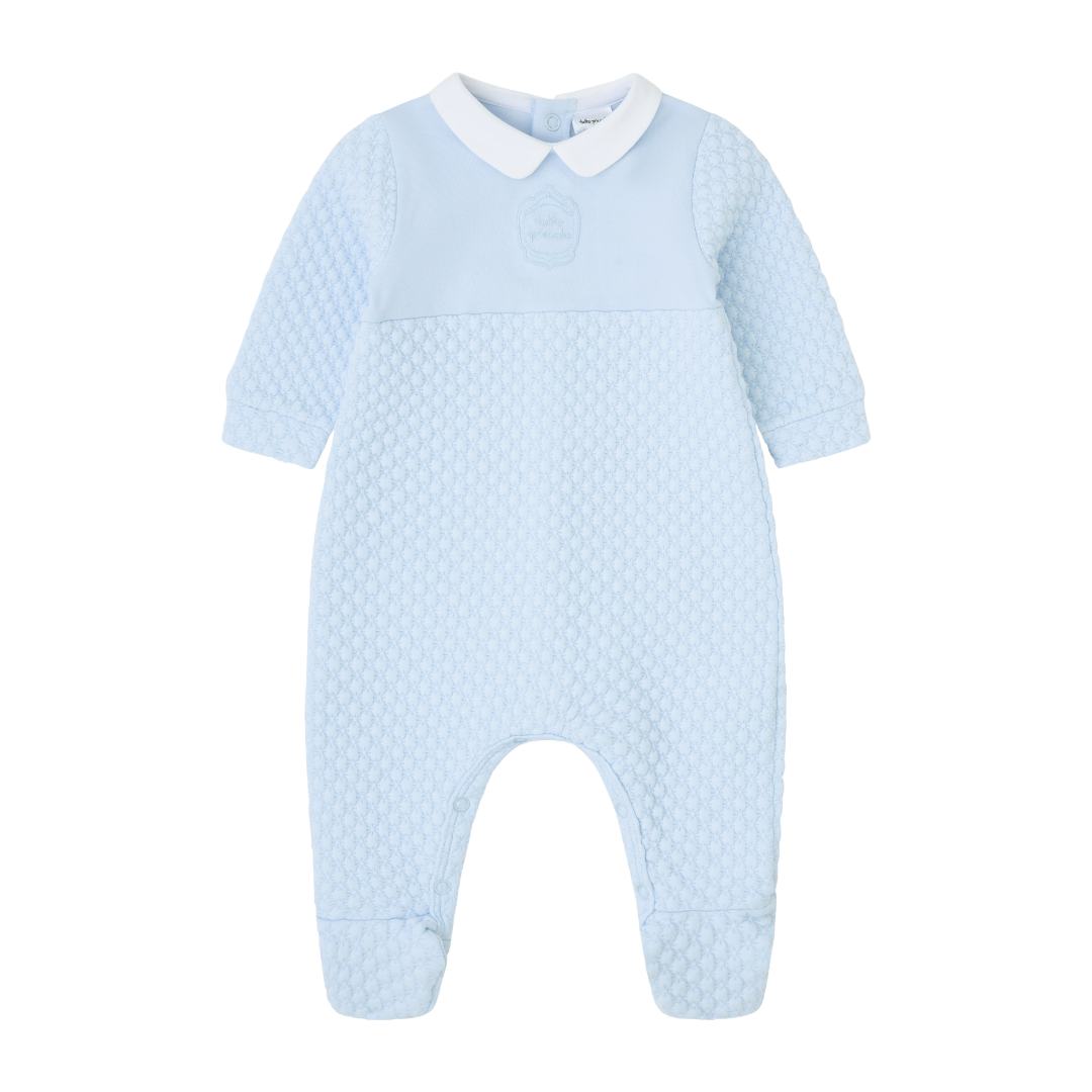 Tutto Piccolo Blue Quilted Baby Grow Boxset 2403