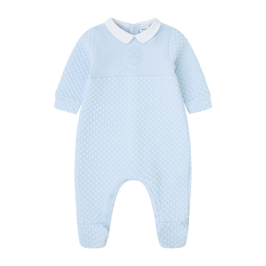 Tutto Piccolo Blue Quilted Baby Grow Boxset 2403