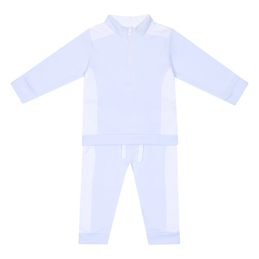 Deolinda Pale Blue 1/4 Zip Tracksuit 26713