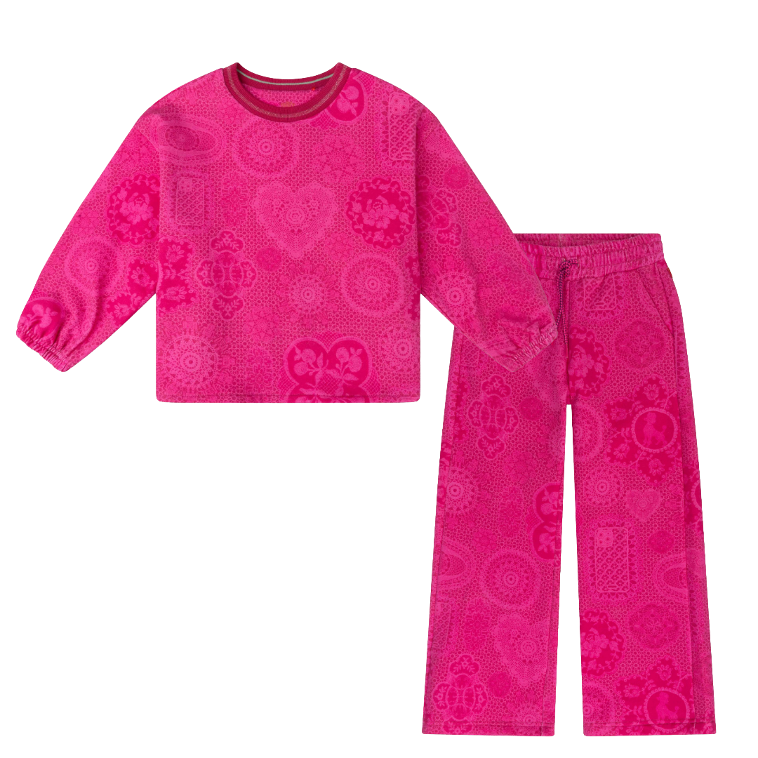 Oilily Hymne & Prom Pink Wide Leg Set
