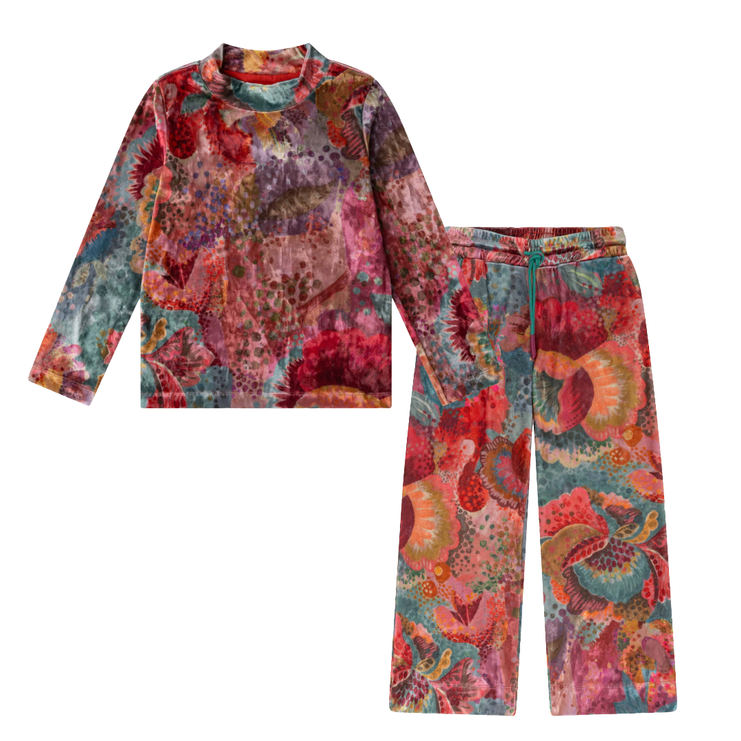 Oilily Hiver & Pling Velvet Wide Leg Set