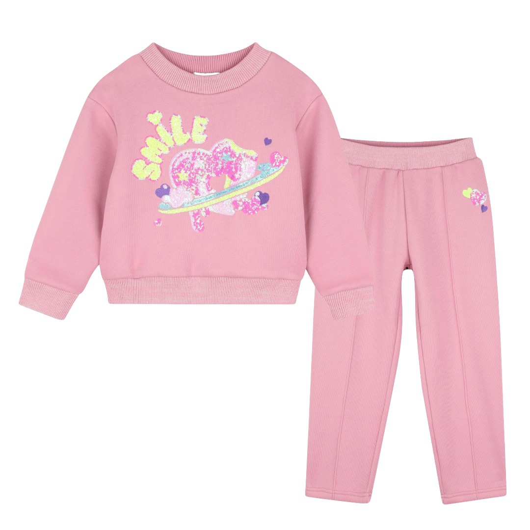 Billieblush Pink Smile Embellished Tracksuit