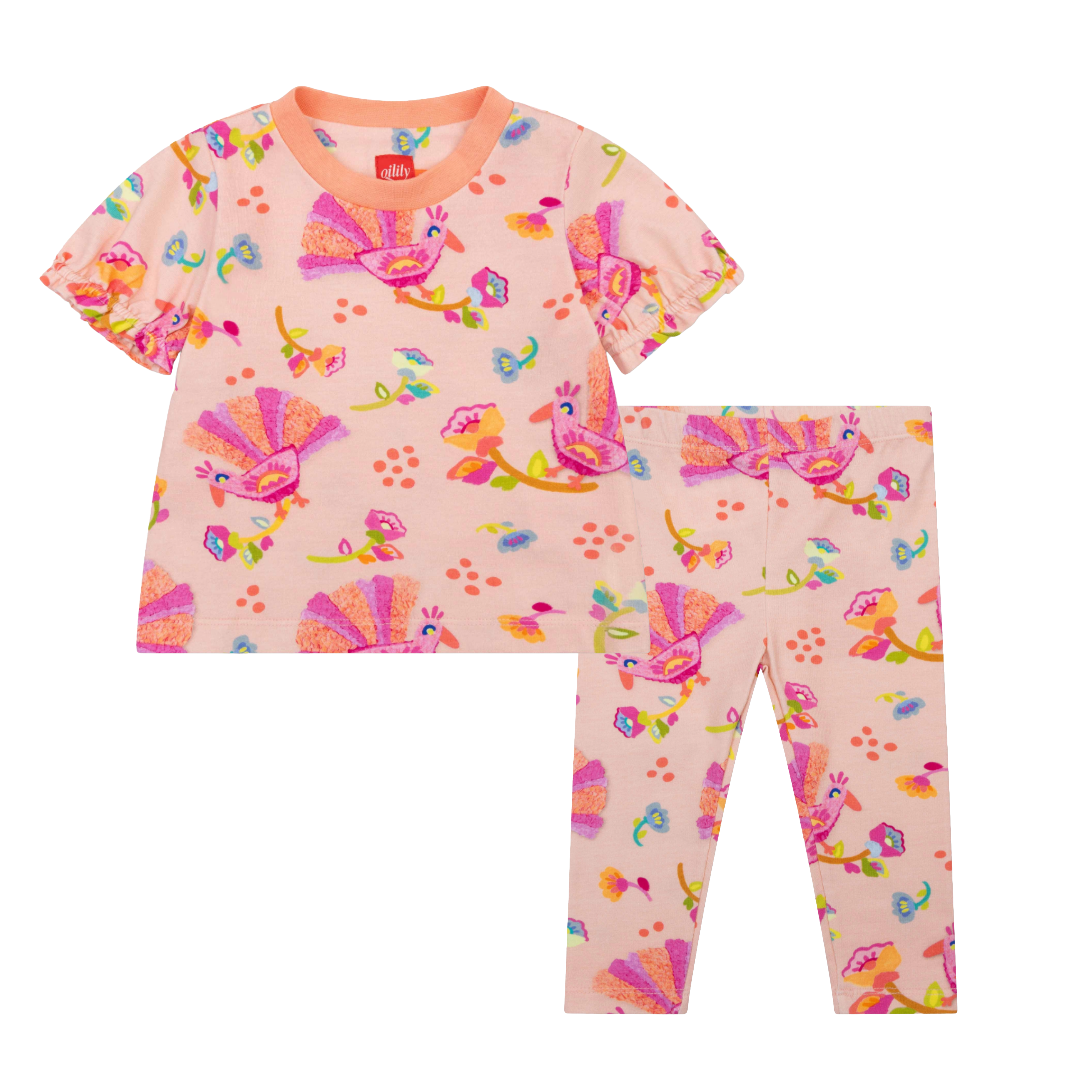 Oilily Tatema & Peppy Pink Legging Set
