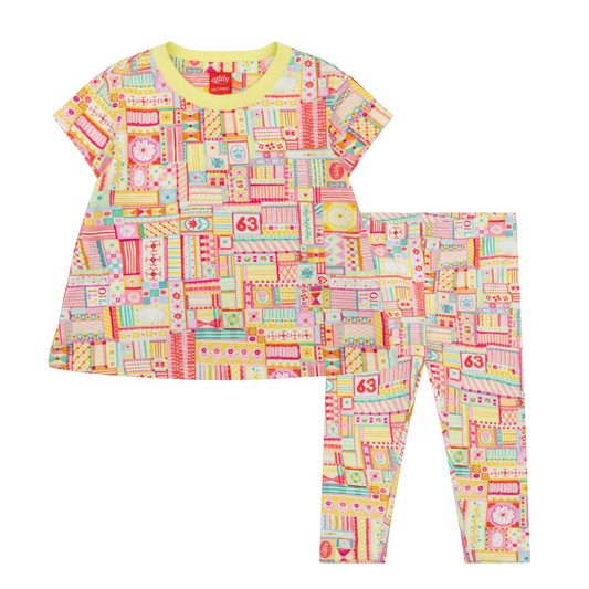 Oilily Twinz & Peppy Multi Legging Set