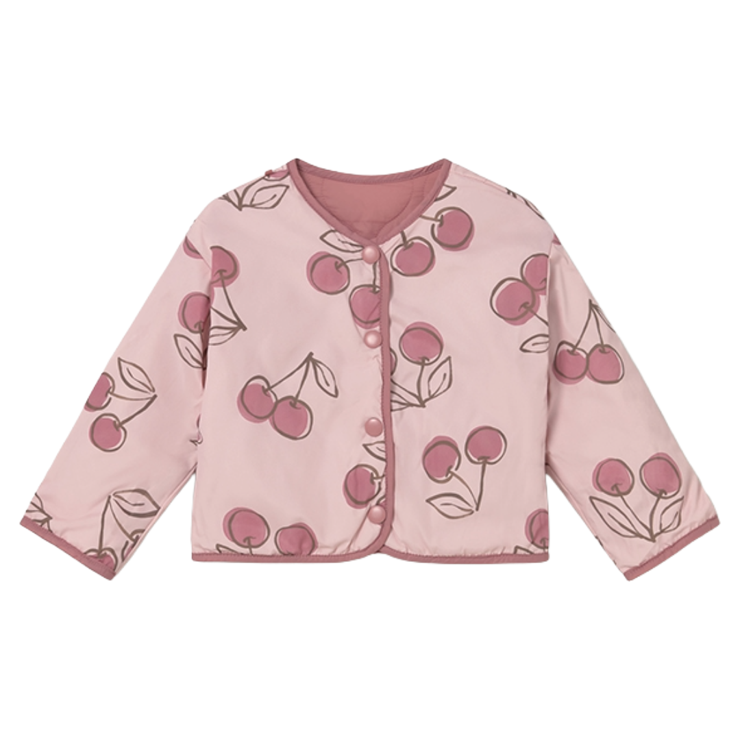 Mayoral Baby Girl Reversible Cherry Jacket