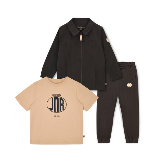 Mitch & Son Jacob 3pc Black Tracksuit