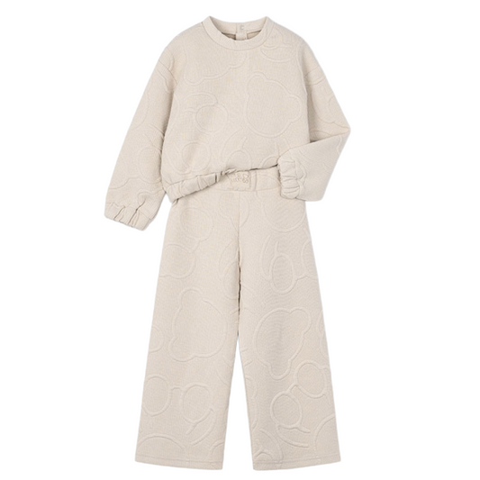 Mayoral Cream Wide Leg Trouser Set 4896