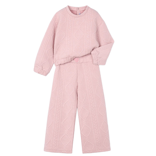 Mayoral Pink Wide Leg Trouser Set 4896