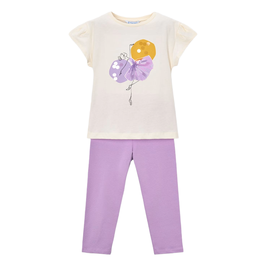 Mayoral Lilac Ballerina Legging Set