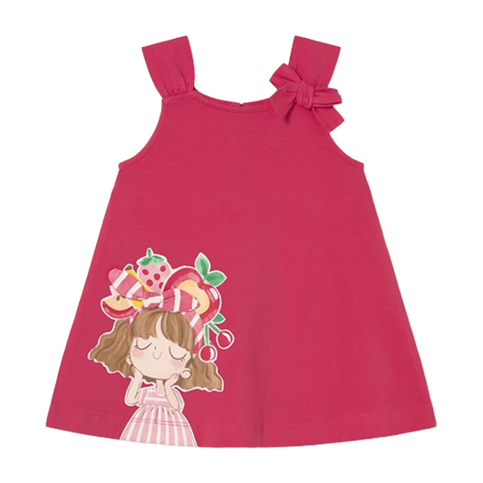 Mayoral Baby Girl Pink Fruit Dress