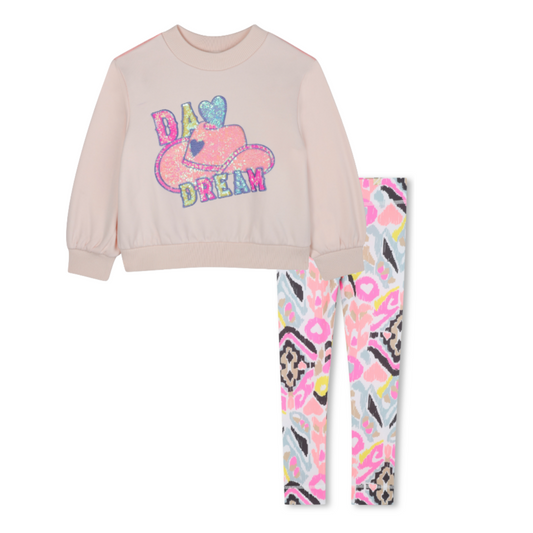 Billieblush Sequin Pattern Legging Set