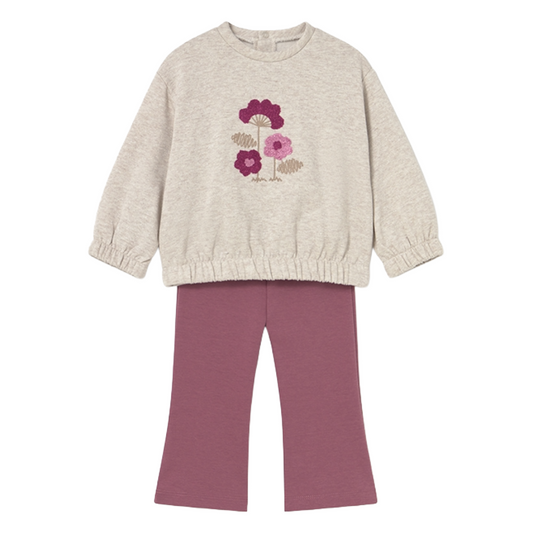 Mayoral Baby Girl Pink Floral Flare Set 2940