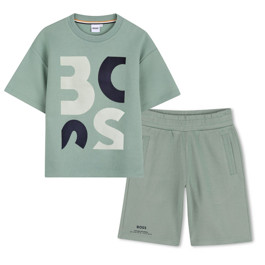 BOSS Green Logo Short Set