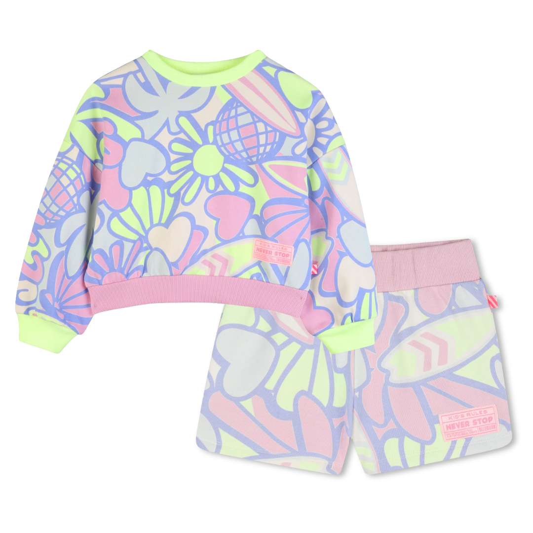 Billieblush Multi Print Sweater Set