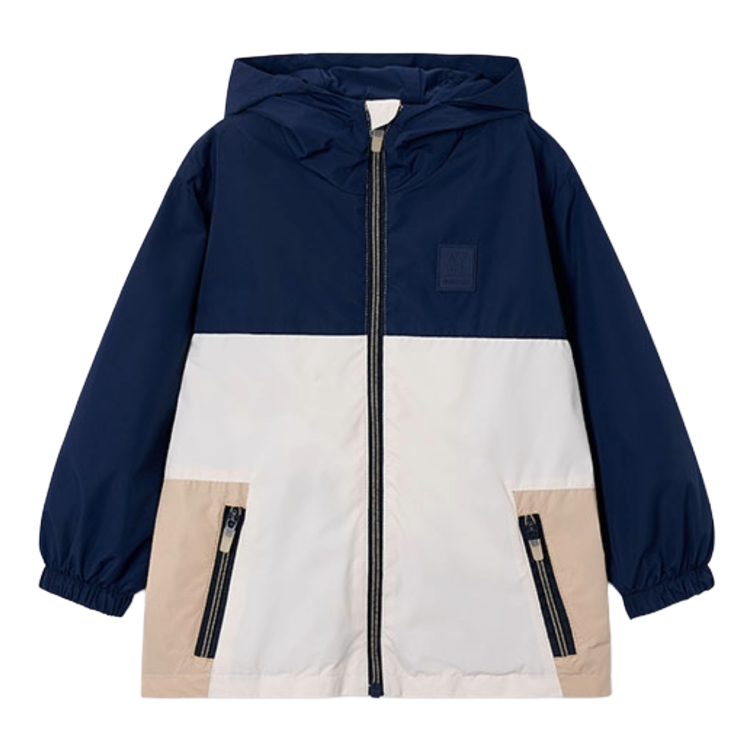 Mayoral Navy & Beige Windbreaker