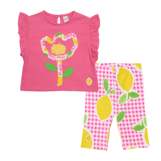 Tuc Tuc Pink Tulip 3/4 Legging Set