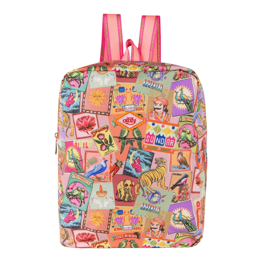 Oilily Bobbya Peach Backpack