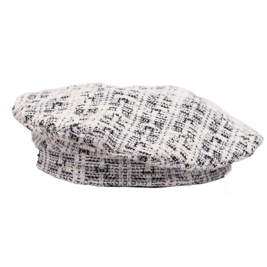 Calamaro Black Tweed Beret