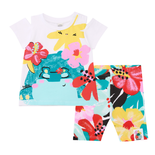 Tuc Tuc Floral Cycle Short Set