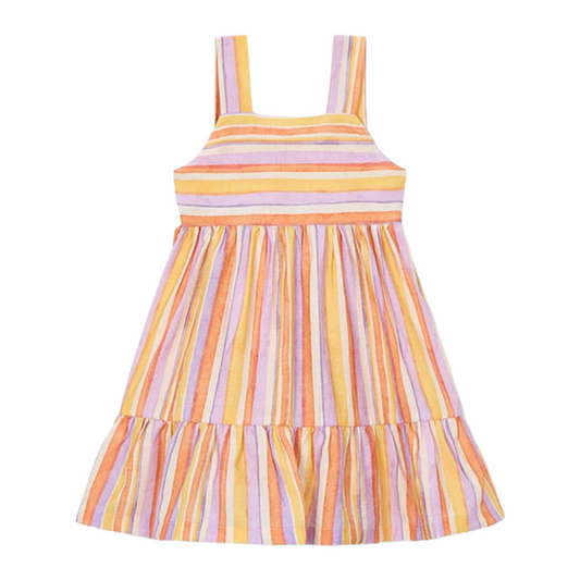 Mayoral Stripe Tie Back Dress