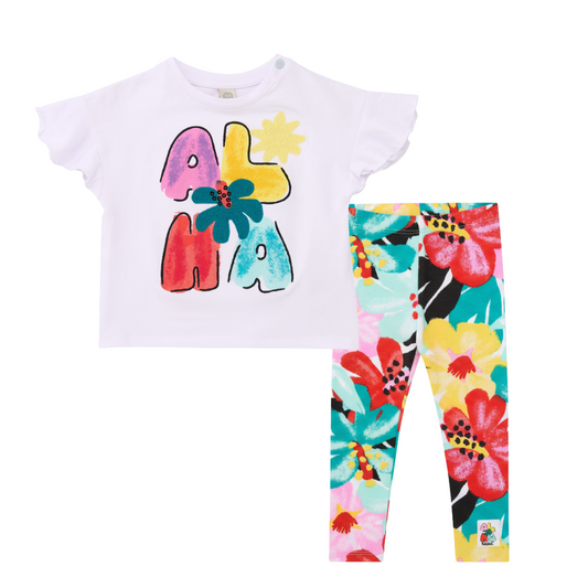 Tuc Tuc Floral Aloha Legging Set