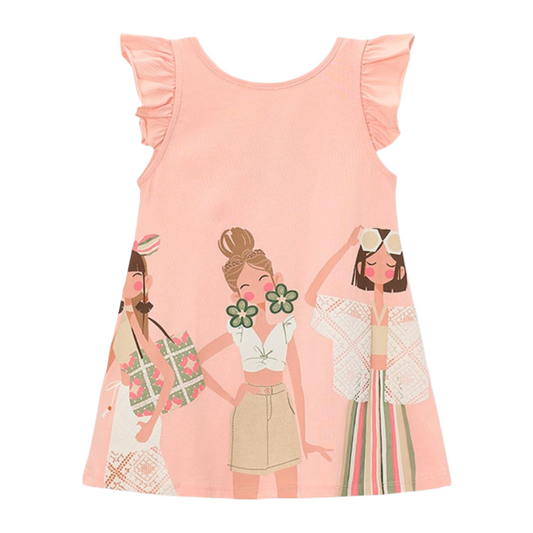Mayoral Tangerine Girl Dress