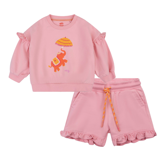 Oilily Hibiscus & Pea Short Set